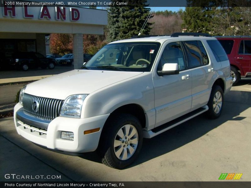 White Chocolate Tri Coat / Camel 2008 Mercury Mountaineer AWD