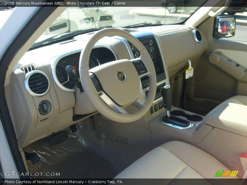 White Chocolate Tri Coat / Camel 2008 Mercury Mountaineer AWD