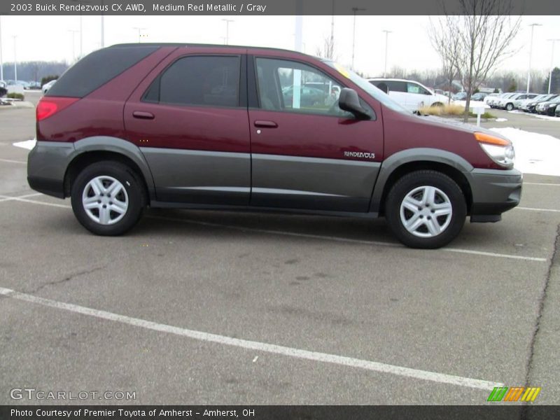Medium Red Metallic / Gray 2003 Buick Rendezvous CX AWD