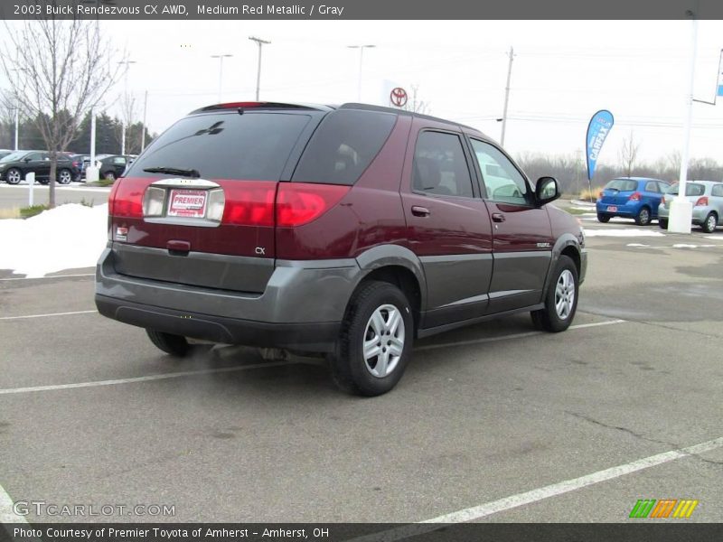 Medium Red Metallic / Gray 2003 Buick Rendezvous CX AWD