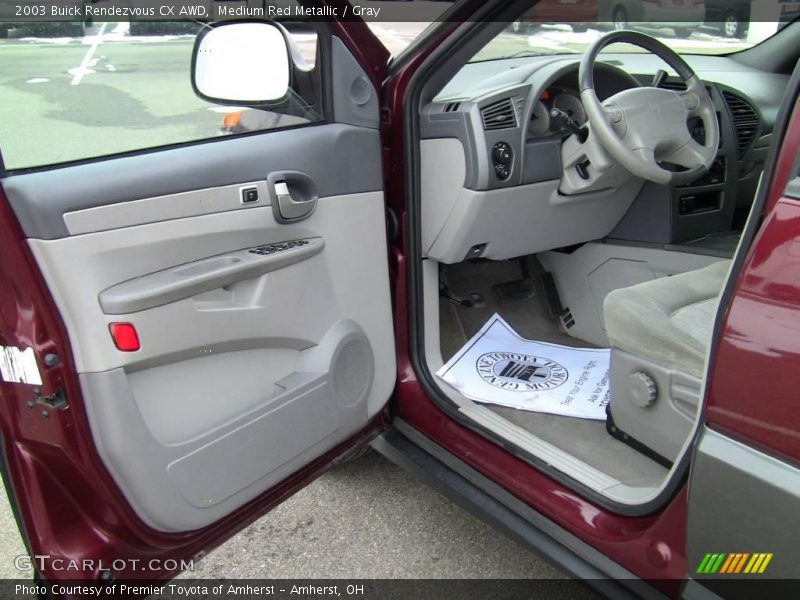 Medium Red Metallic / Gray 2003 Buick Rendezvous CX AWD
