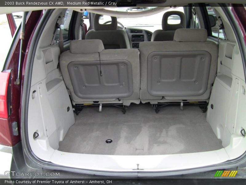 Medium Red Metallic / Gray 2003 Buick Rendezvous CX AWD