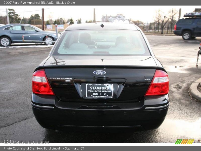 Black / Shale 2007 Ford Five Hundred SEL AWD