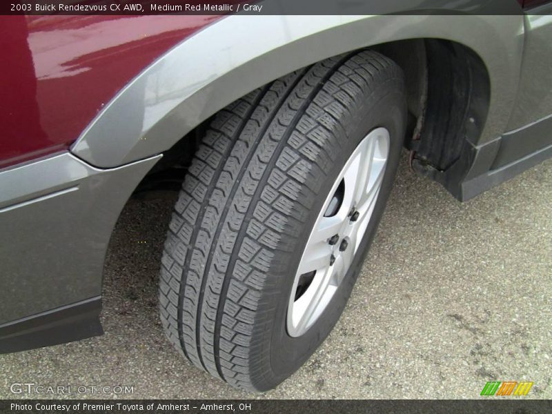 Medium Red Metallic / Gray 2003 Buick Rendezvous CX AWD