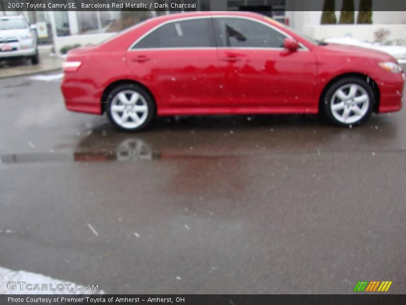 Barcelona Red Metallic / Dark Charcoal 2007 Toyota Camry SE