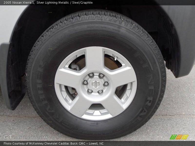 Silver Lightning Metallic / Steel/Graphite 2005 Nissan Xterra S