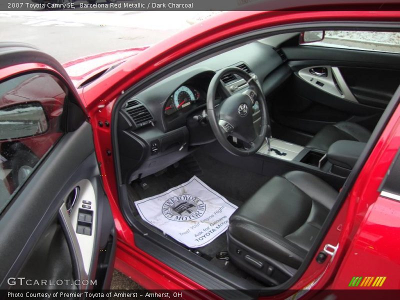 Barcelona Red Metallic / Dark Charcoal 2007 Toyota Camry SE