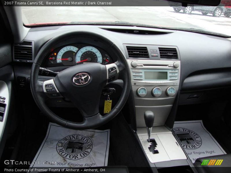 Barcelona Red Metallic / Dark Charcoal 2007 Toyota Camry SE