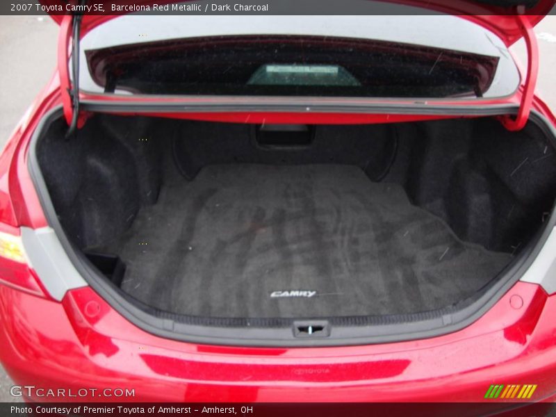 Barcelona Red Metallic / Dark Charcoal 2007 Toyota Camry SE