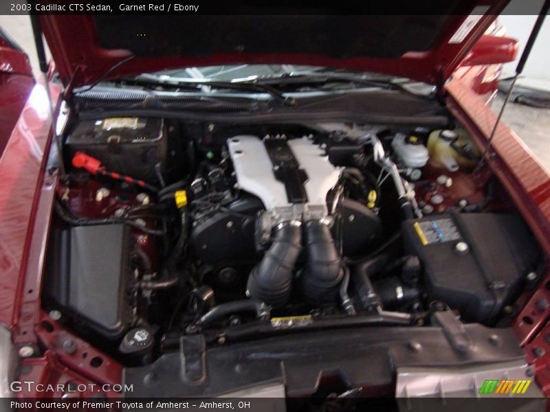 Garnet Red / Ebony 2003 Cadillac CTS Sedan