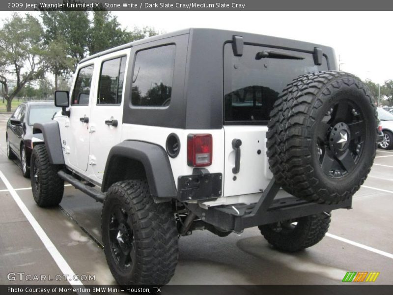Stone White / Dark Slate Gray/Medium Slate Gray 2009 Jeep Wrangler Unlimited X