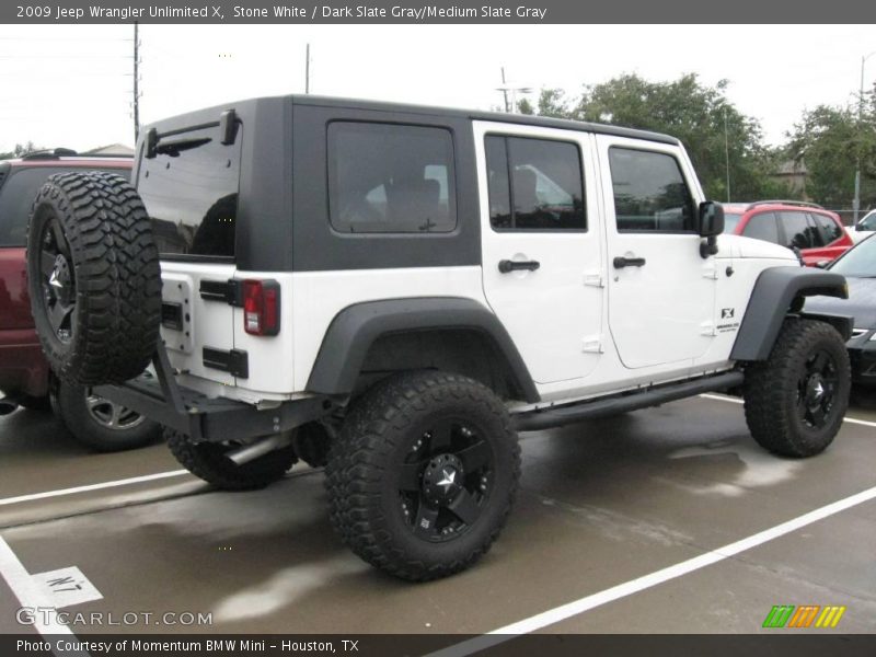 Stone White / Dark Slate Gray/Medium Slate Gray 2009 Jeep Wrangler Unlimited X