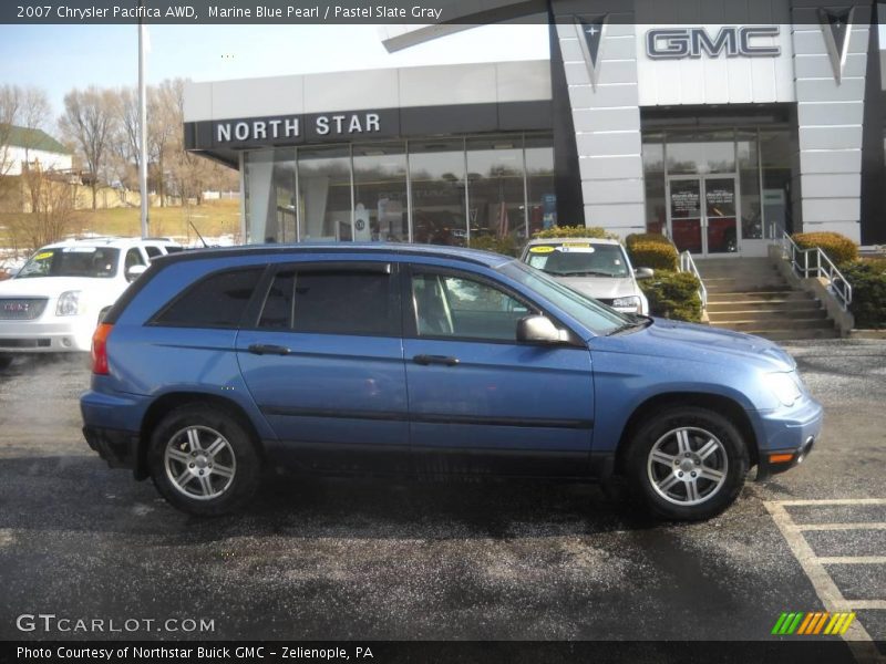Marine Blue Pearl / Pastel Slate Gray 2007 Chrysler Pacifica AWD