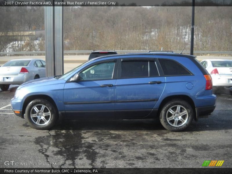 Marine Blue Pearl / Pastel Slate Gray 2007 Chrysler Pacifica AWD