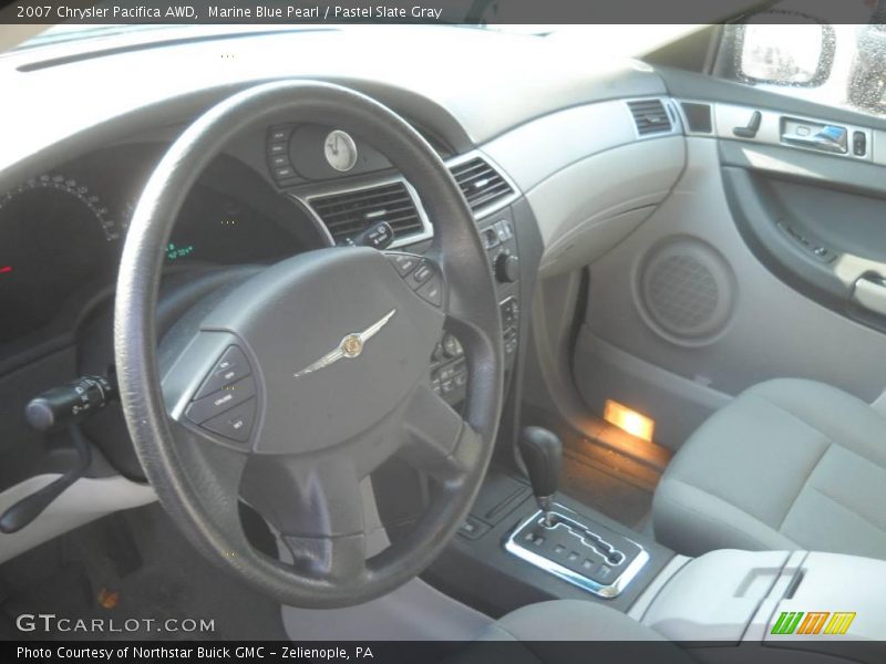 Marine Blue Pearl / Pastel Slate Gray 2007 Chrysler Pacifica AWD