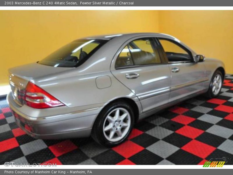 Pewter Silver Metallic / Charcoal 2003 Mercedes-Benz C 240 4Matic Sedan