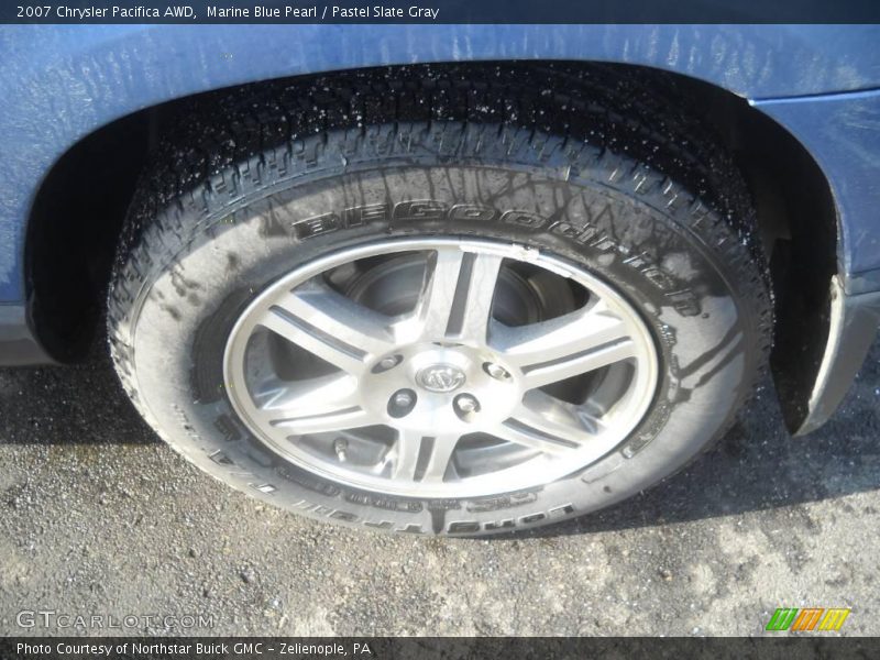Marine Blue Pearl / Pastel Slate Gray 2007 Chrysler Pacifica AWD