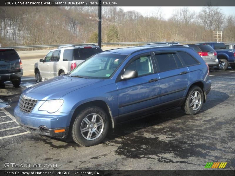 Marine Blue Pearl / Pastel Slate Gray 2007 Chrysler Pacifica AWD