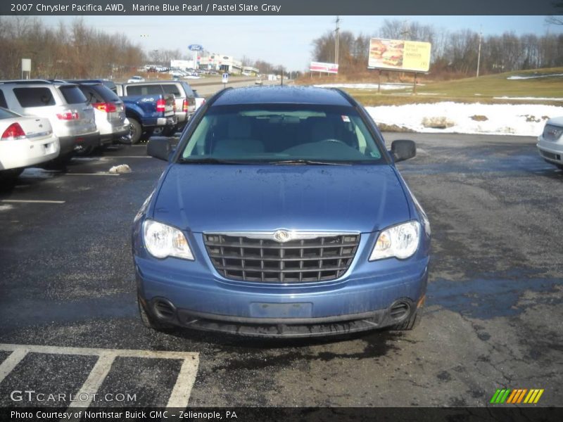 Marine Blue Pearl / Pastel Slate Gray 2007 Chrysler Pacifica AWD