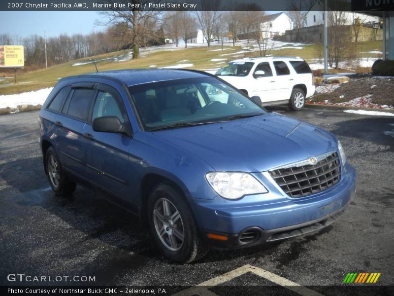 Marine Blue Pearl / Pastel Slate Gray 2007 Chrysler Pacifica AWD