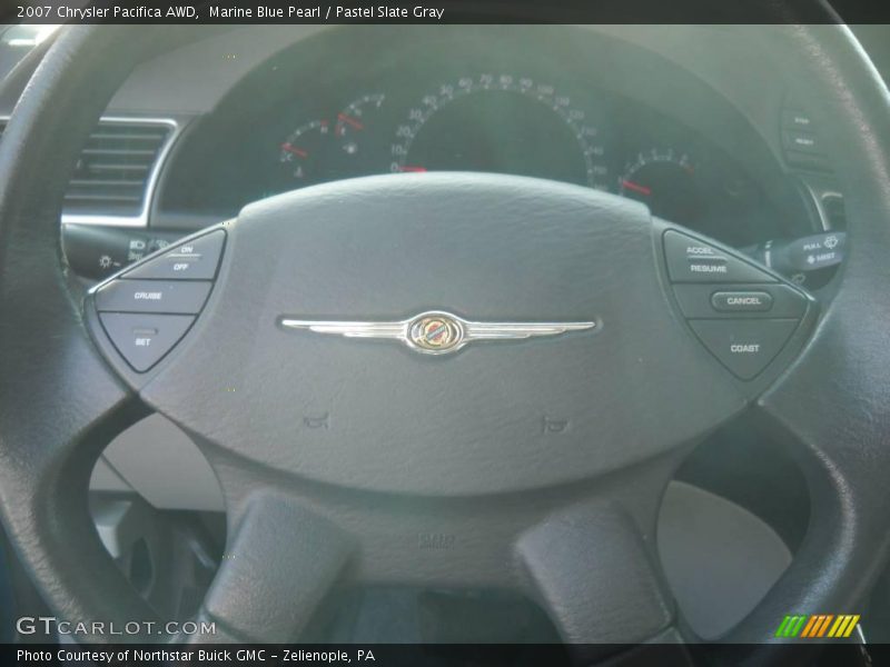 Marine Blue Pearl / Pastel Slate Gray 2007 Chrysler Pacifica AWD