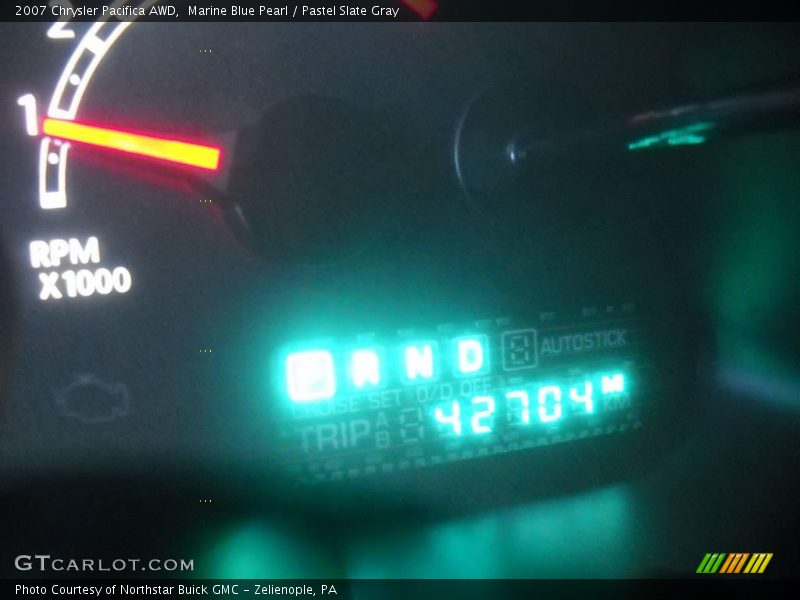 Marine Blue Pearl / Pastel Slate Gray 2007 Chrysler Pacifica AWD