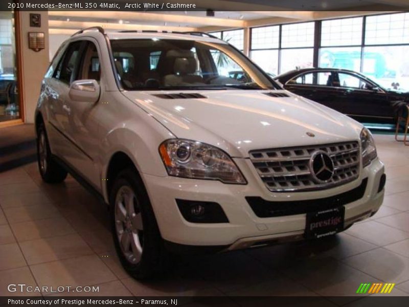 Arctic White / Cashmere 2010 Mercedes-Benz ML 350 4Matic