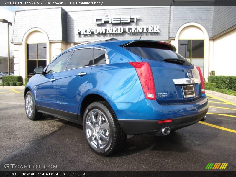 Caribbean Blue / Titanium/Ebony 2010 Cadillac SRX V6