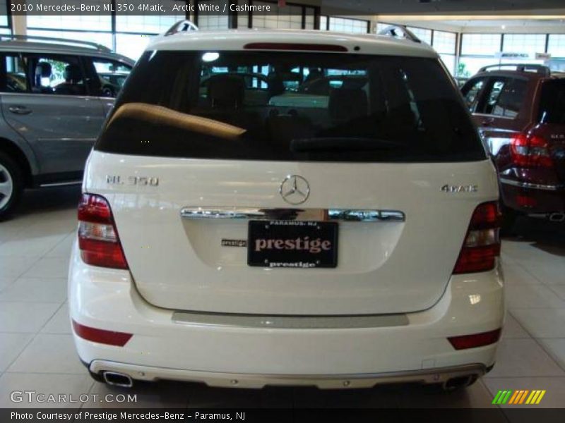 Arctic White / Cashmere 2010 Mercedes-Benz ML 350 4Matic