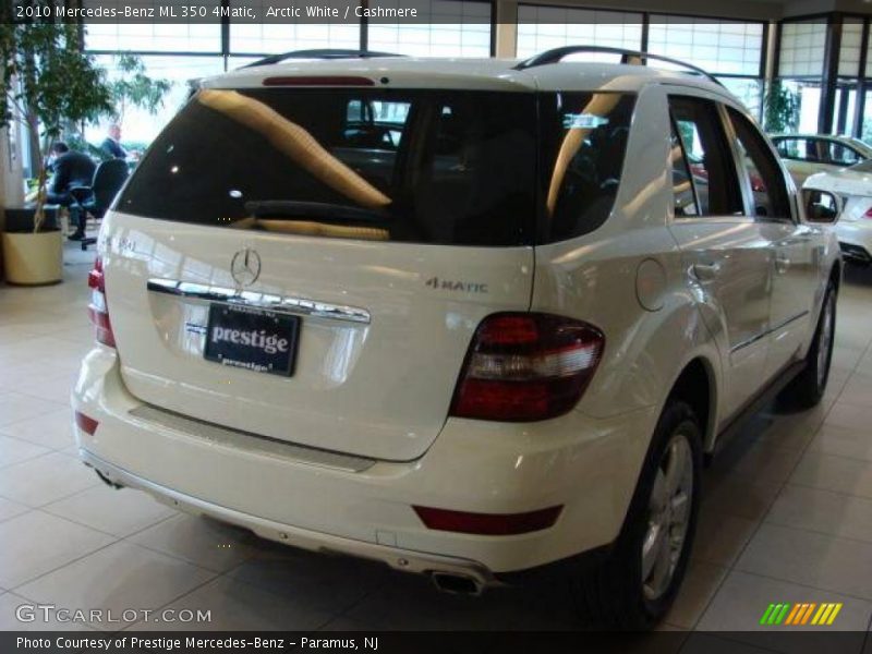 Arctic White / Cashmere 2010 Mercedes-Benz ML 350 4Matic