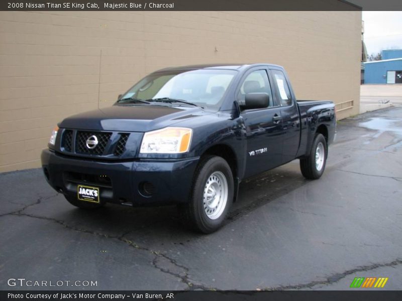 Majestic Blue / Charcoal 2008 Nissan Titan SE King Cab