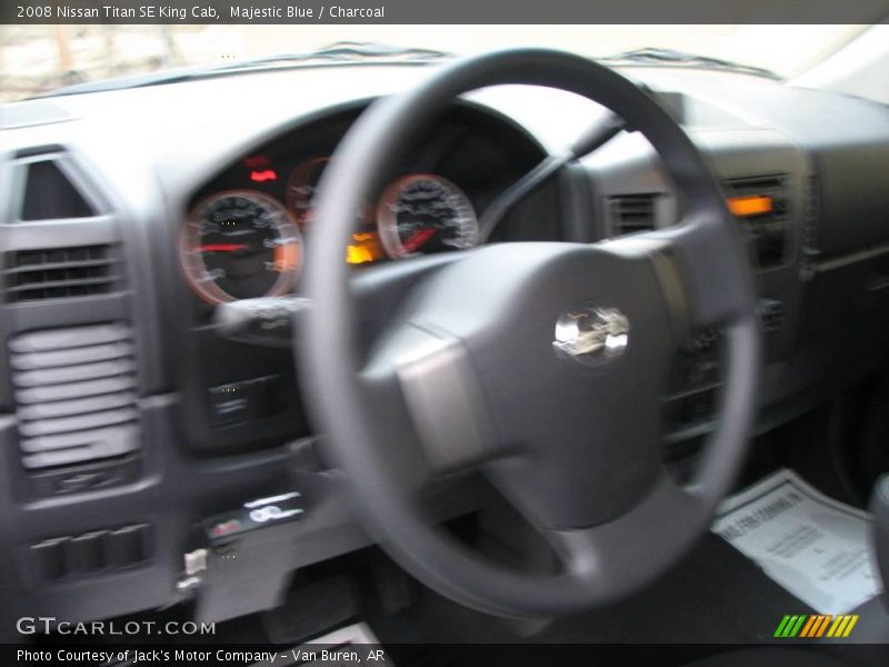 Majestic Blue / Charcoal 2008 Nissan Titan SE King Cab