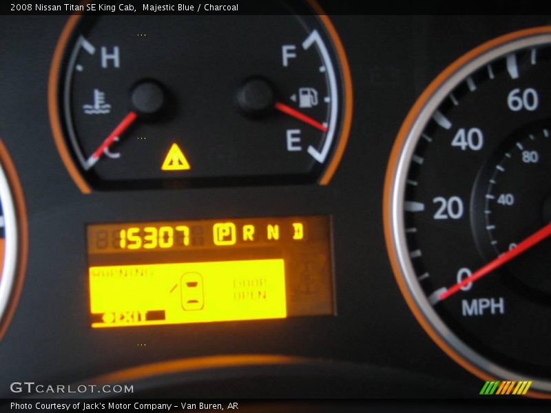 Majestic Blue / Charcoal 2008 Nissan Titan SE King Cab
