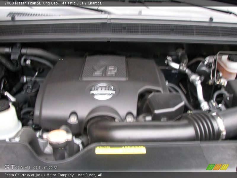 Majestic Blue / Charcoal 2008 Nissan Titan SE King Cab
