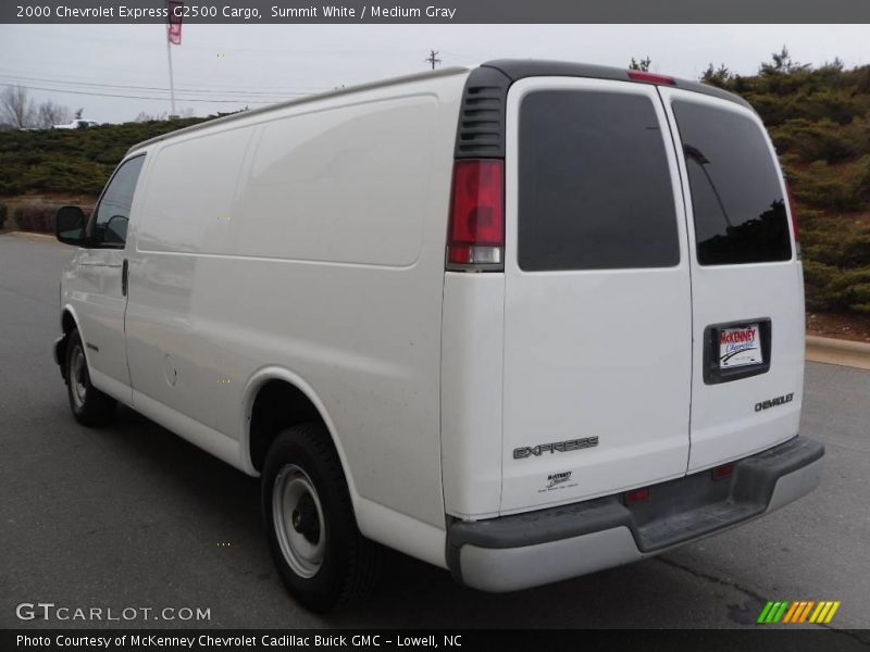 Summit White / Medium Gray 2000 Chevrolet Express G2500 Cargo