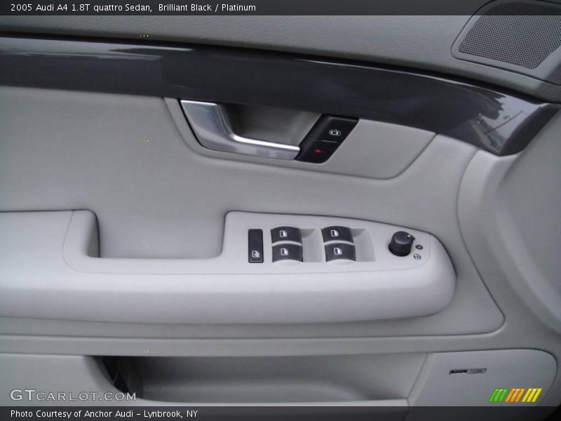 Brilliant Black / Platinum 2005 Audi A4 1.8T quattro Sedan