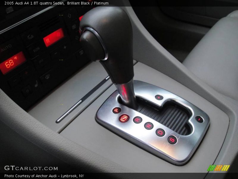 Brilliant Black / Platinum 2005 Audi A4 1.8T quattro Sedan