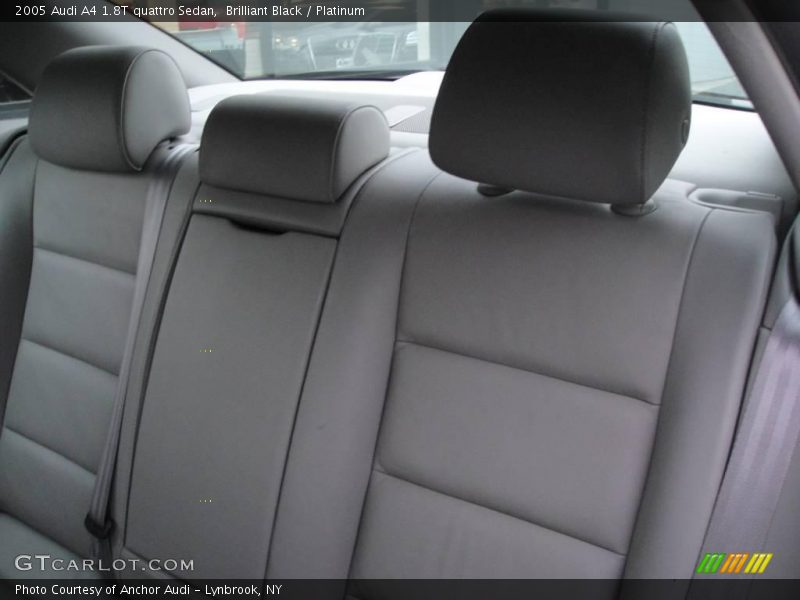 Brilliant Black / Platinum 2005 Audi A4 1.8T quattro Sedan