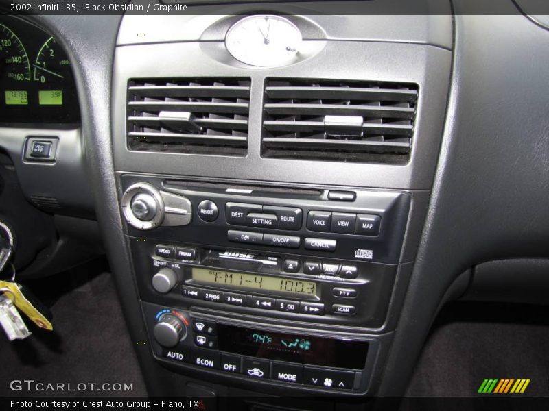Black Obsidian / Graphite 2002 Infiniti I 35