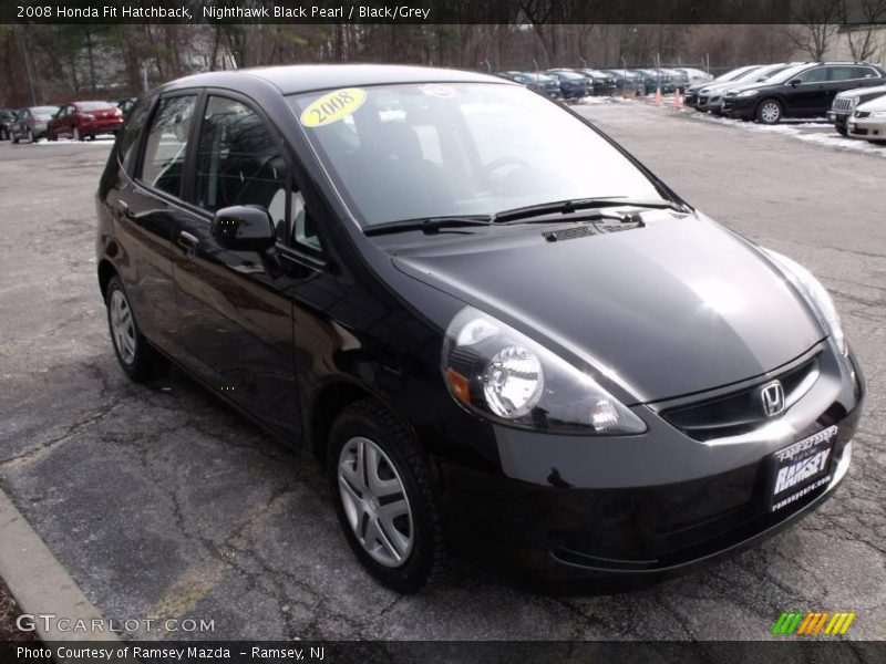 Nighthawk Black Pearl / Black/Grey 2008 Honda Fit Hatchback