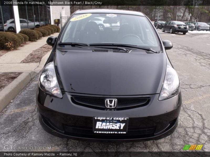 Nighthawk Black Pearl / Black/Grey 2008 Honda Fit Hatchback