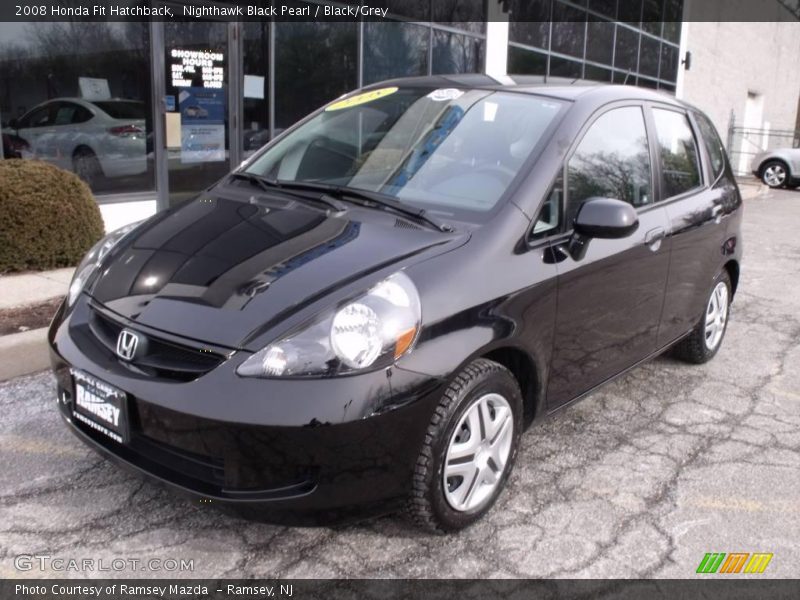 Nighthawk Black Pearl / Black/Grey 2008 Honda Fit Hatchback