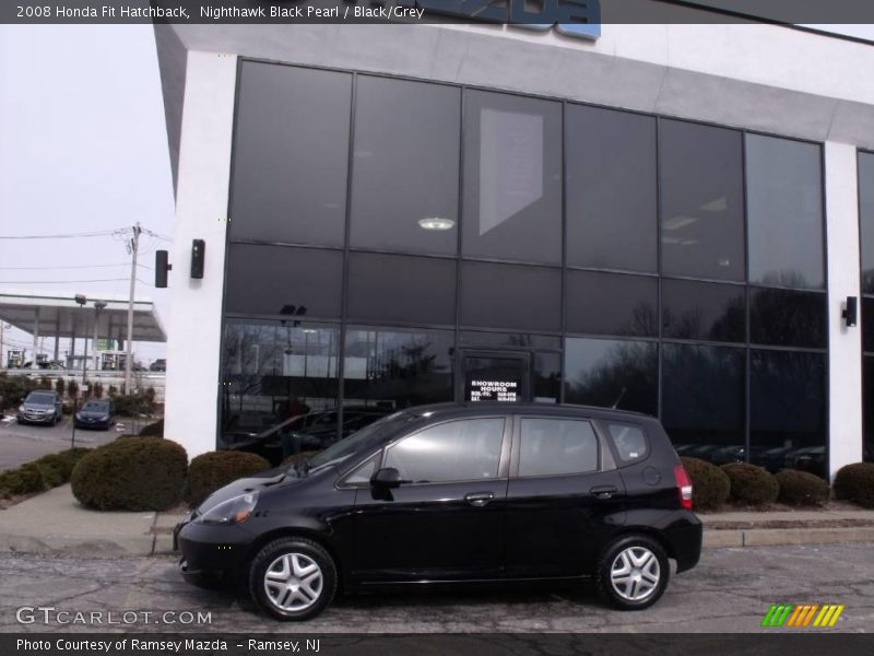 Nighthawk Black Pearl / Black/Grey 2008 Honda Fit Hatchback