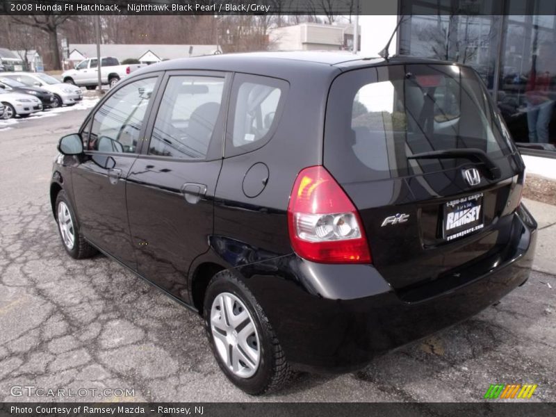 Nighthawk Black Pearl / Black/Grey 2008 Honda Fit Hatchback
