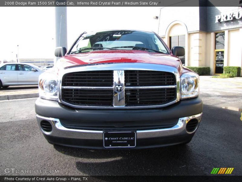 Inferno Red Crystal Pearl / Medium Slate Gray 2008 Dodge Ram 1500 SXT Quad Cab