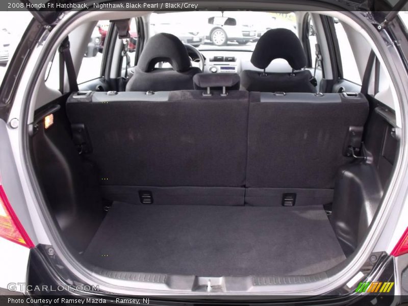 Nighthawk Black Pearl / Black/Grey 2008 Honda Fit Hatchback