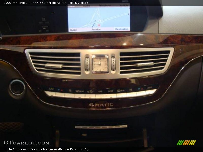 Black / Black 2007 Mercedes-Benz S 550 4Matic Sedan