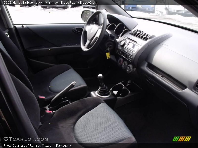 Nighthawk Black Pearl / Black/Grey 2008 Honda Fit Hatchback