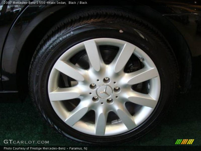 Black / Black 2007 Mercedes-Benz S 550 4Matic Sedan