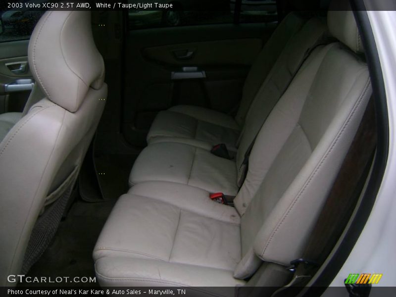 White / Taupe/Light Taupe 2003 Volvo XC90 2.5T AWD